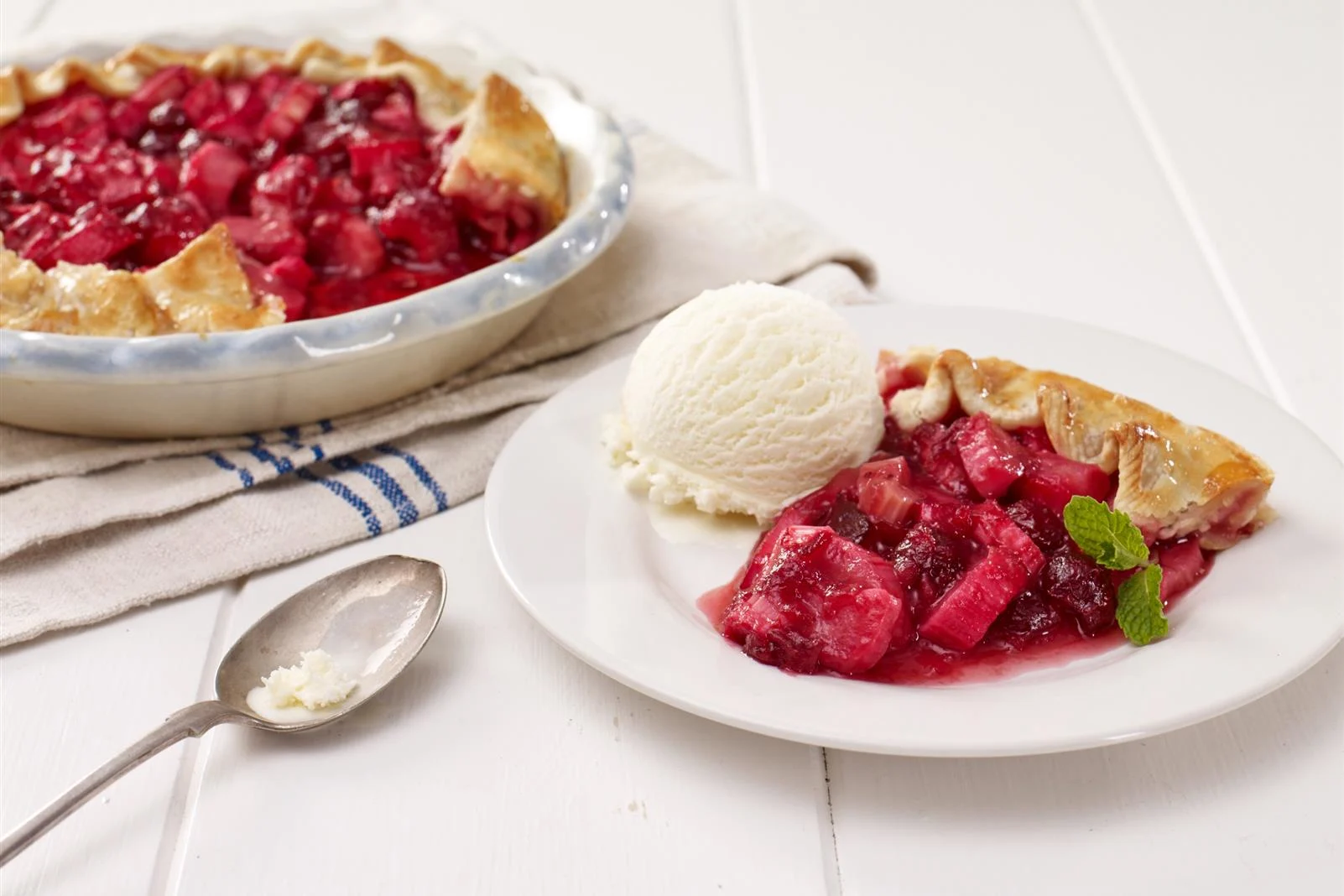 Country Cranberry Rhubarb Tart