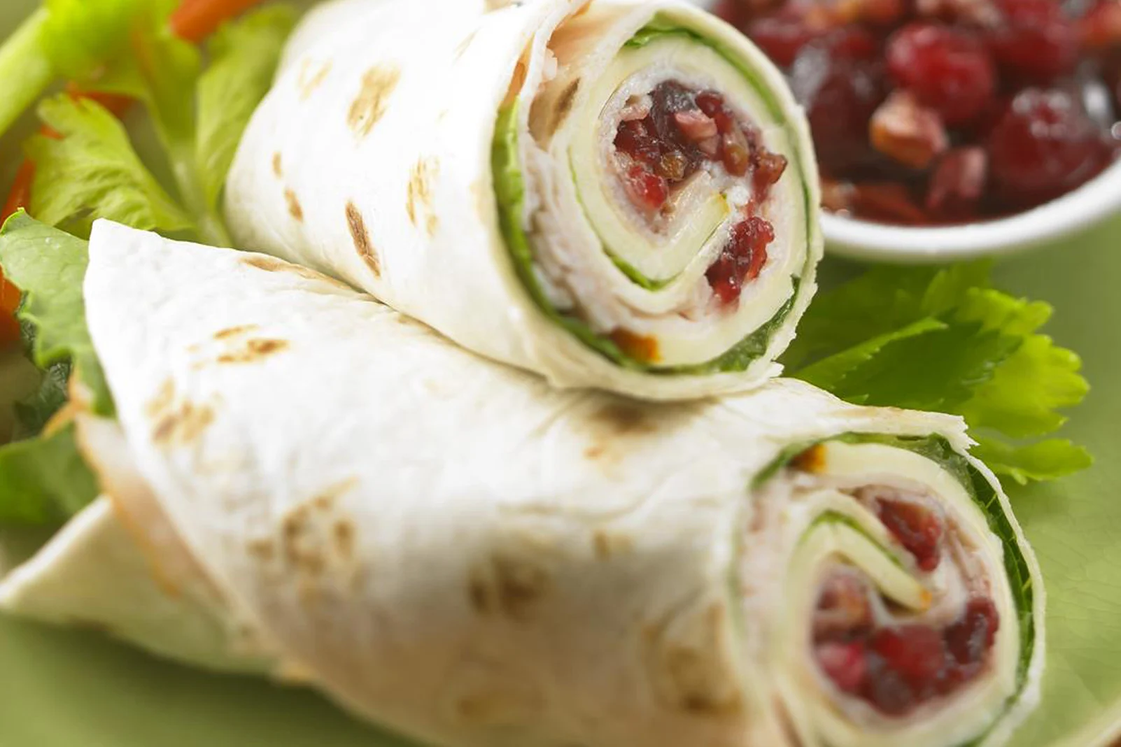 Turkey Cranberry Wraps