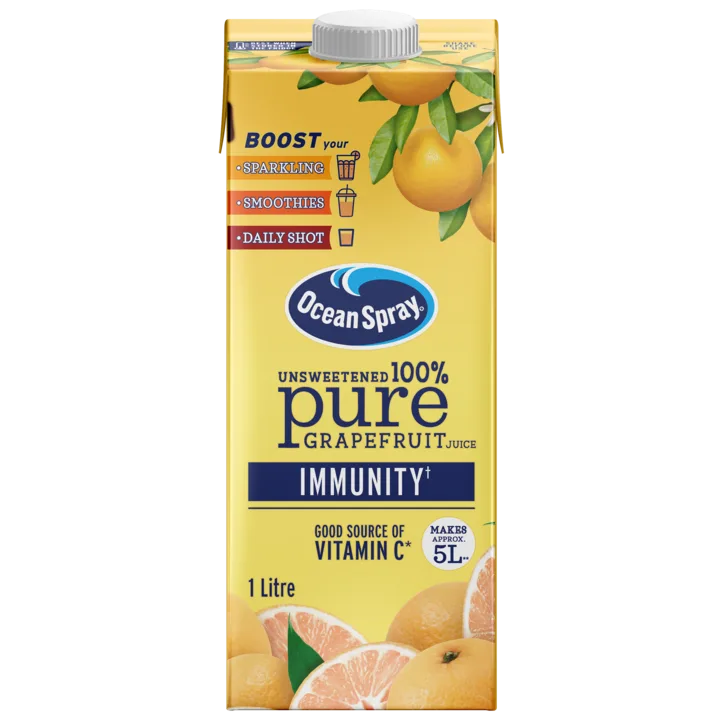 pure unsweetend white grapefruit