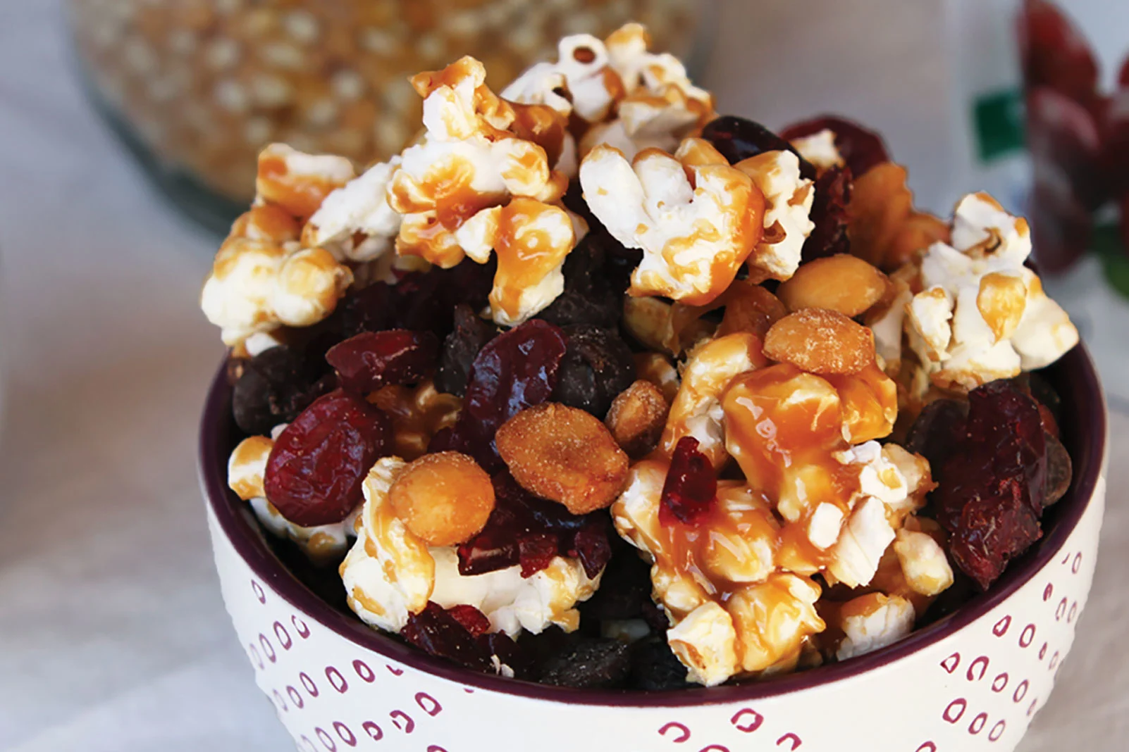 Quick Caramel Corn & Craisins® Snack Mix