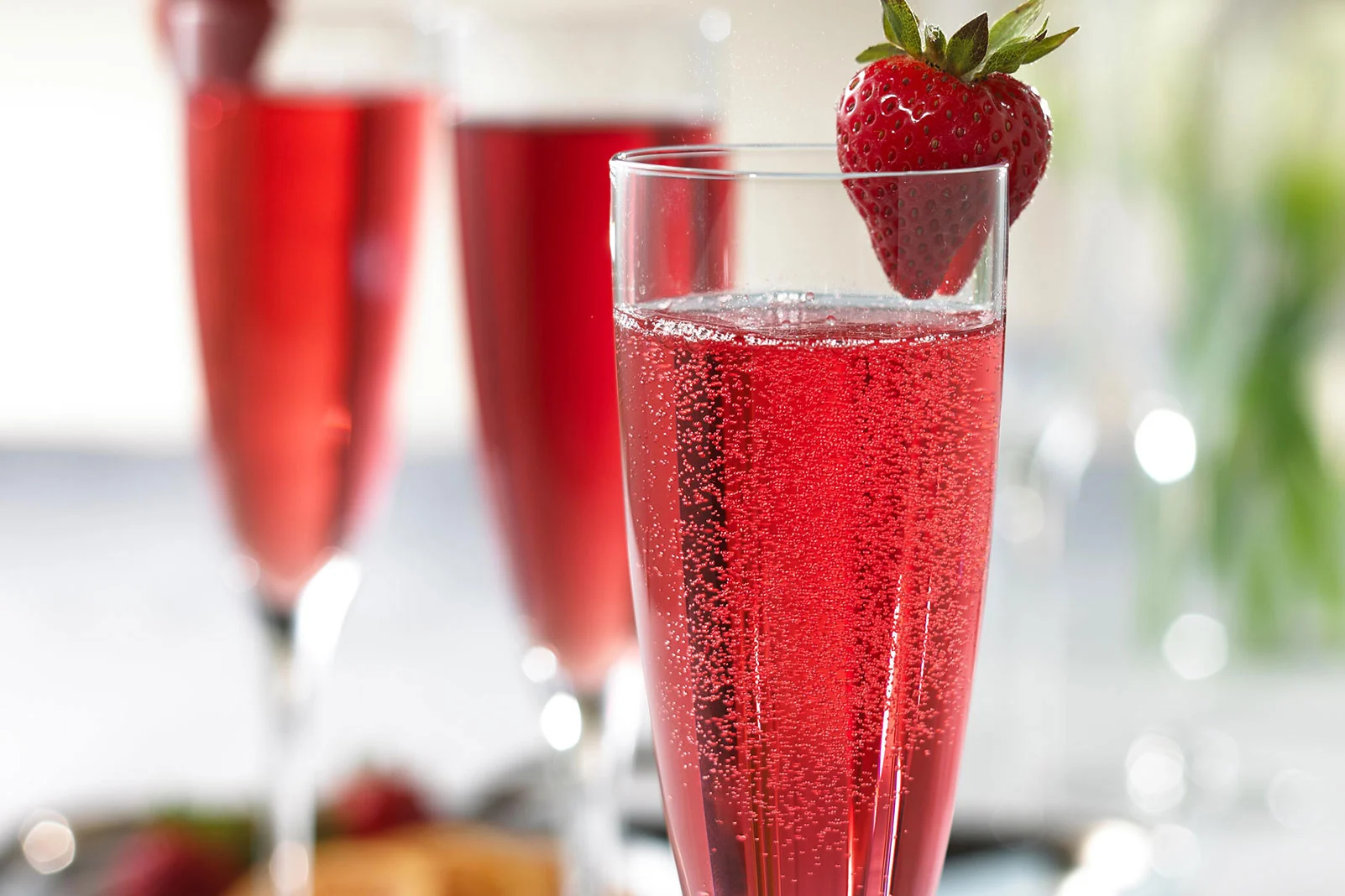 Diet Cranberry Mimosa